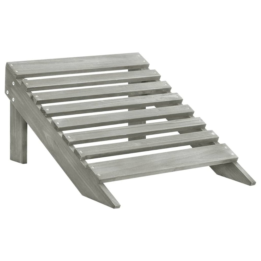Garden Chair Grey Hardwood Large Durable Garden Chair. Picture 5