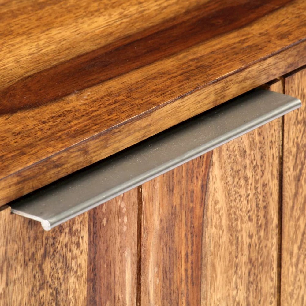 TV Cabinet Natural and black. Picture 5