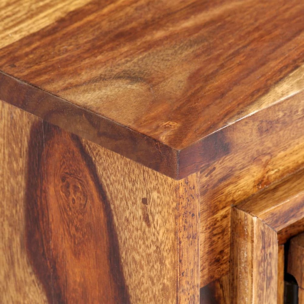 TV Cabinet Brown Solid Sheesham Wood Medium TV Cabinet. Picture 8