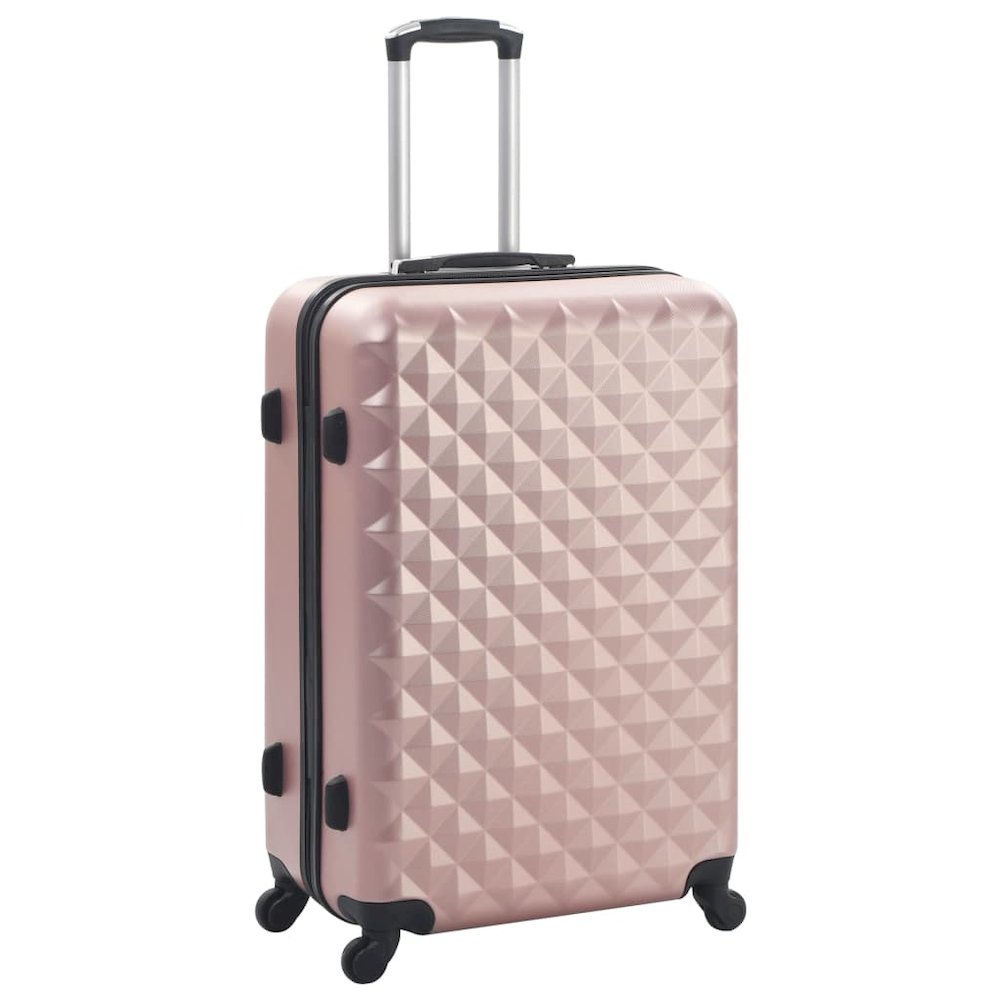 Hardcase Trolley Set 3 pcs Rose Gold ABS. Picture 2