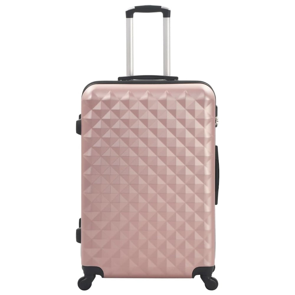 Hardcase Trolley Set 3 pcs Rose Gold ABS. Picture 3