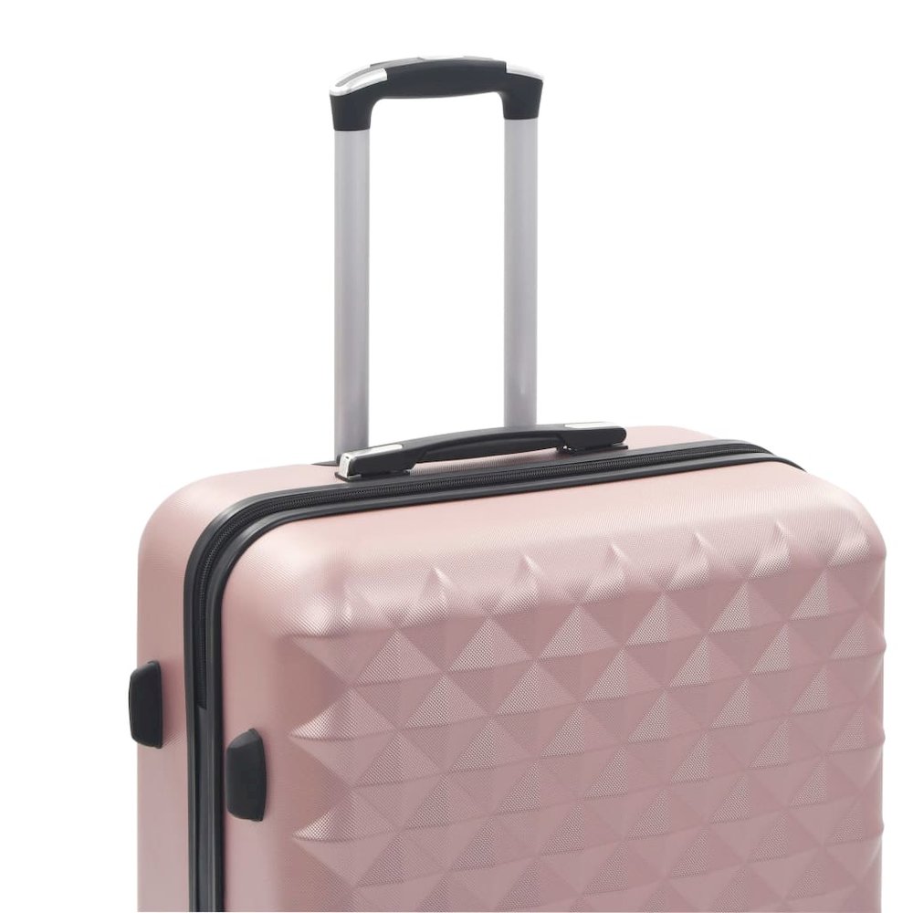 Hardcase Trolley Set 3 pcs Rose Gold ABS. Picture 7