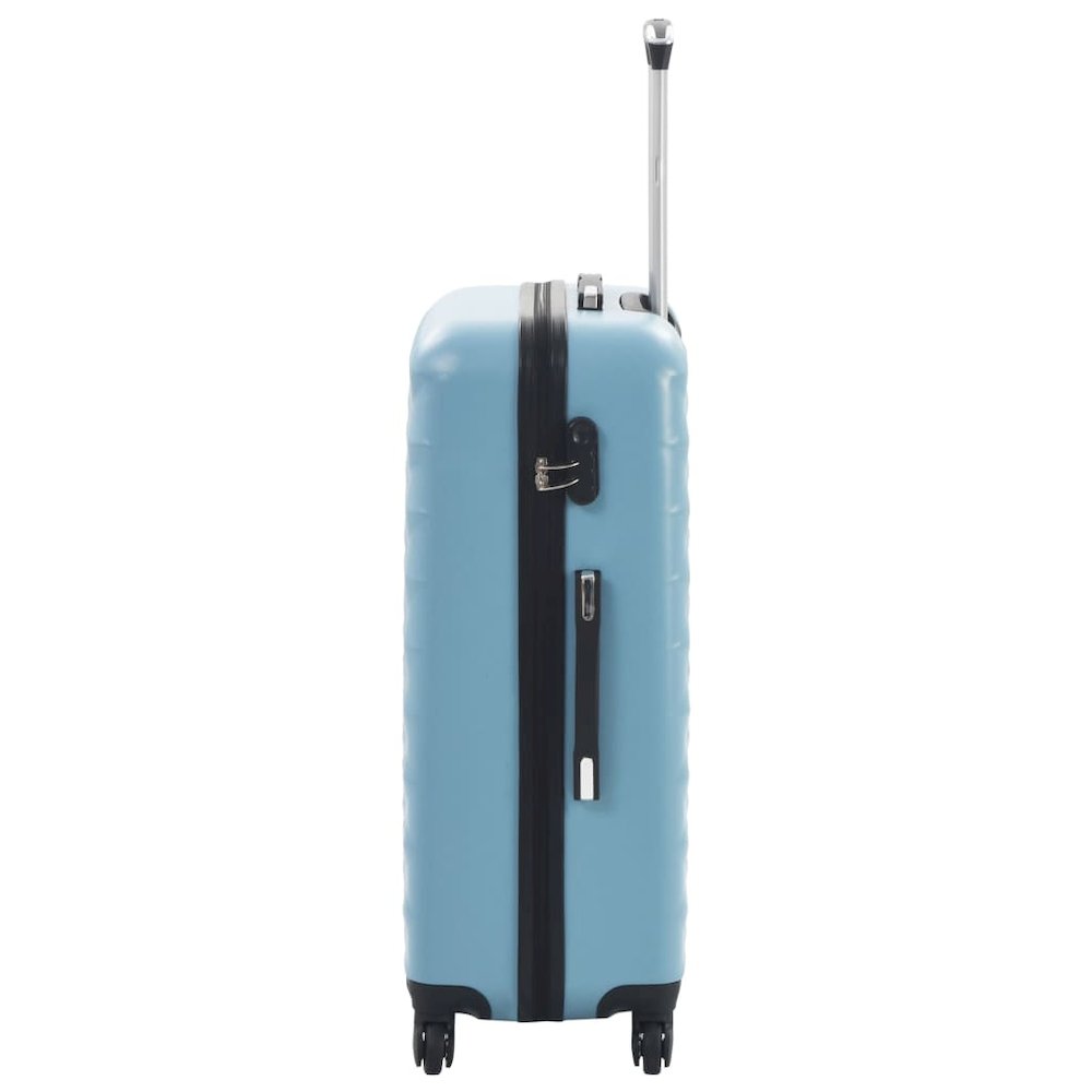 Hardcase Trolley Set 3 pcs Blue ABS. Picture 5