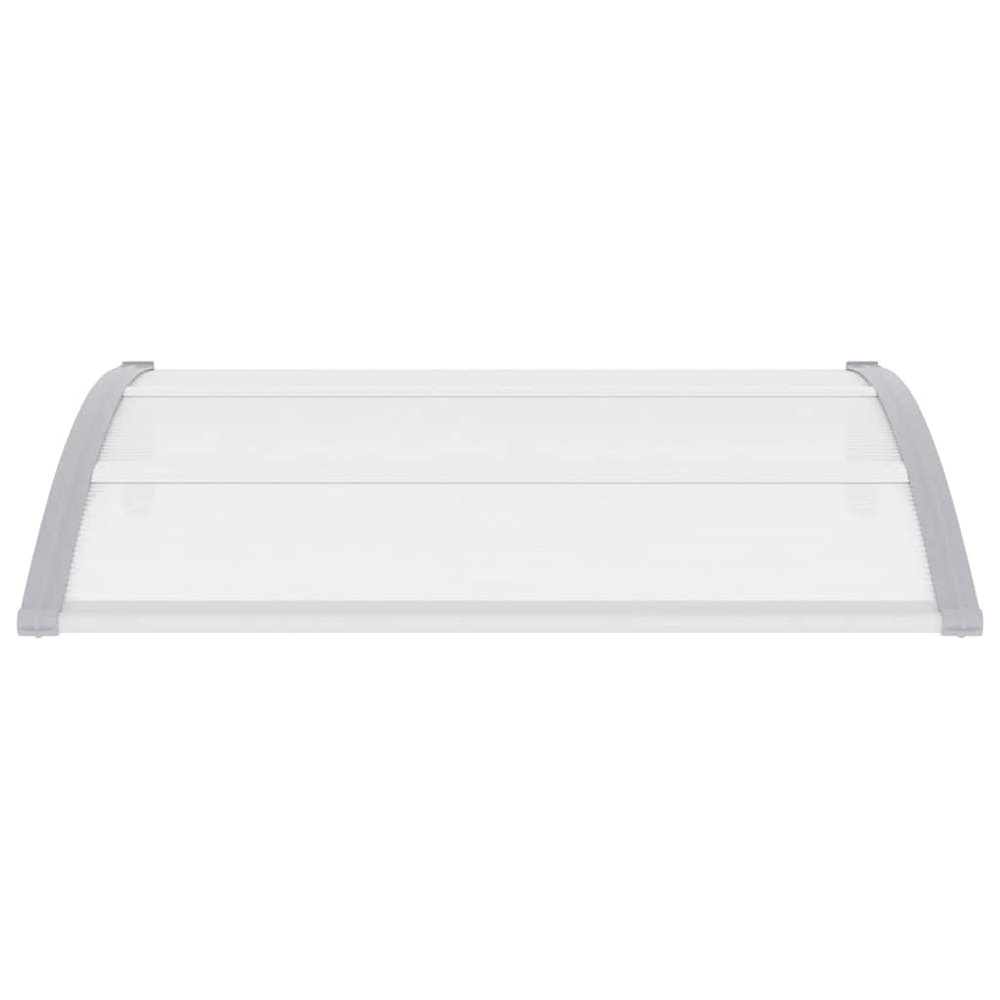 Door Canopy Grey and Transparent Polycarbonate, ABS, Aluminum. Picture 5