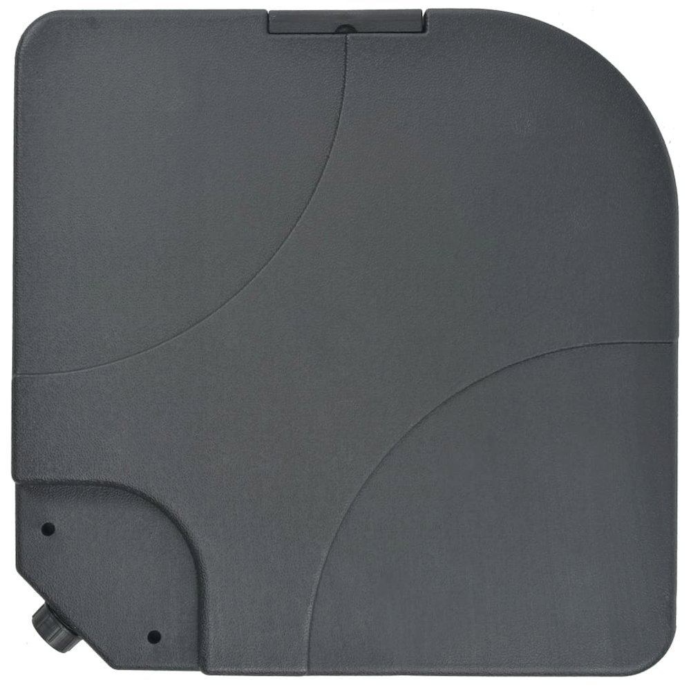 Garden Parasol Taupe, Black Aluminum, Steel, Plastic Large. Picture 8