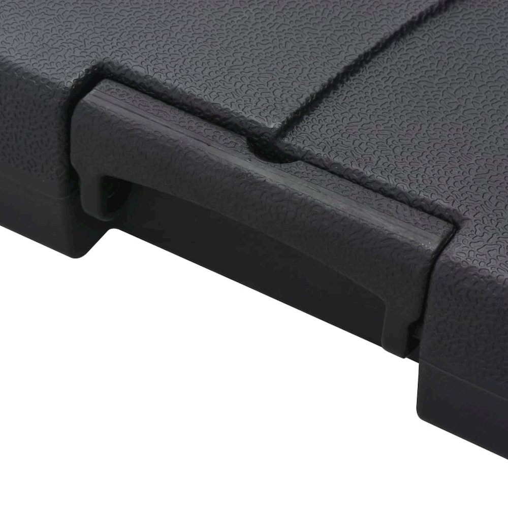 Garden Parasol Taupe, Black Aluminum, Steel, Plastic Large. Picture 10