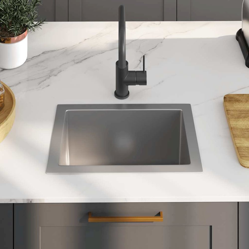Handmade Kitchen Sink Stainless Steel. Picture 3