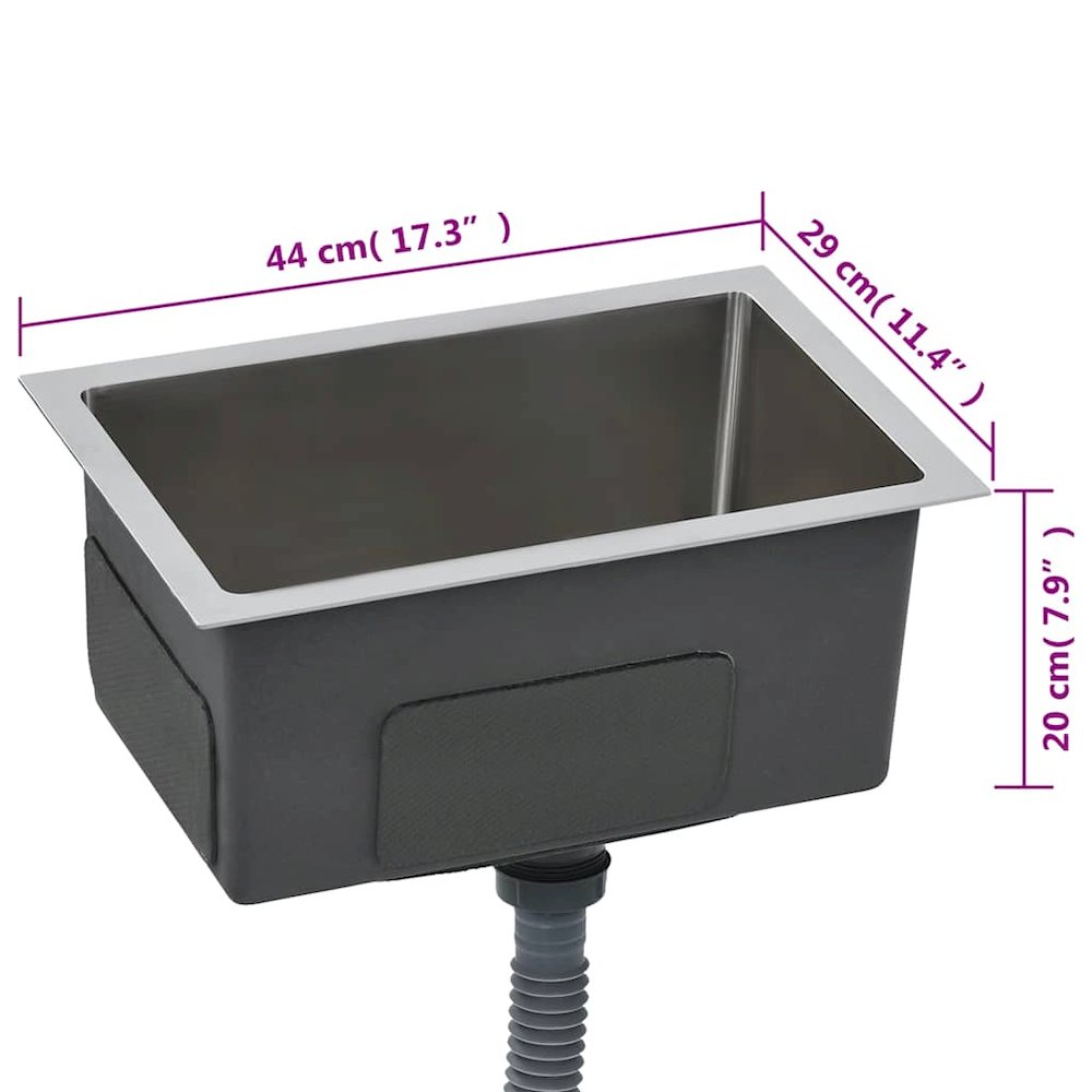 Handmade Kitchen Sink Stainless Steel. Picture 9