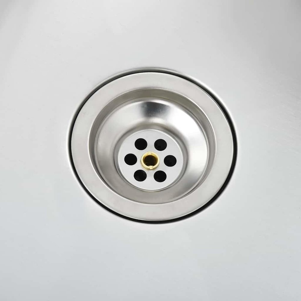vidaXL Handmade Kitchen Sink with Strainer Stainless Steel, 145078. Picture 8