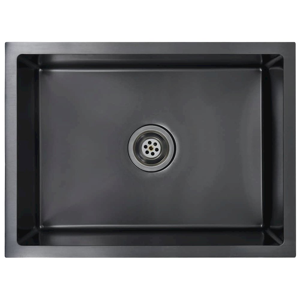 Handmade Kitchen Sink Black Stainless Steel. Picture 1