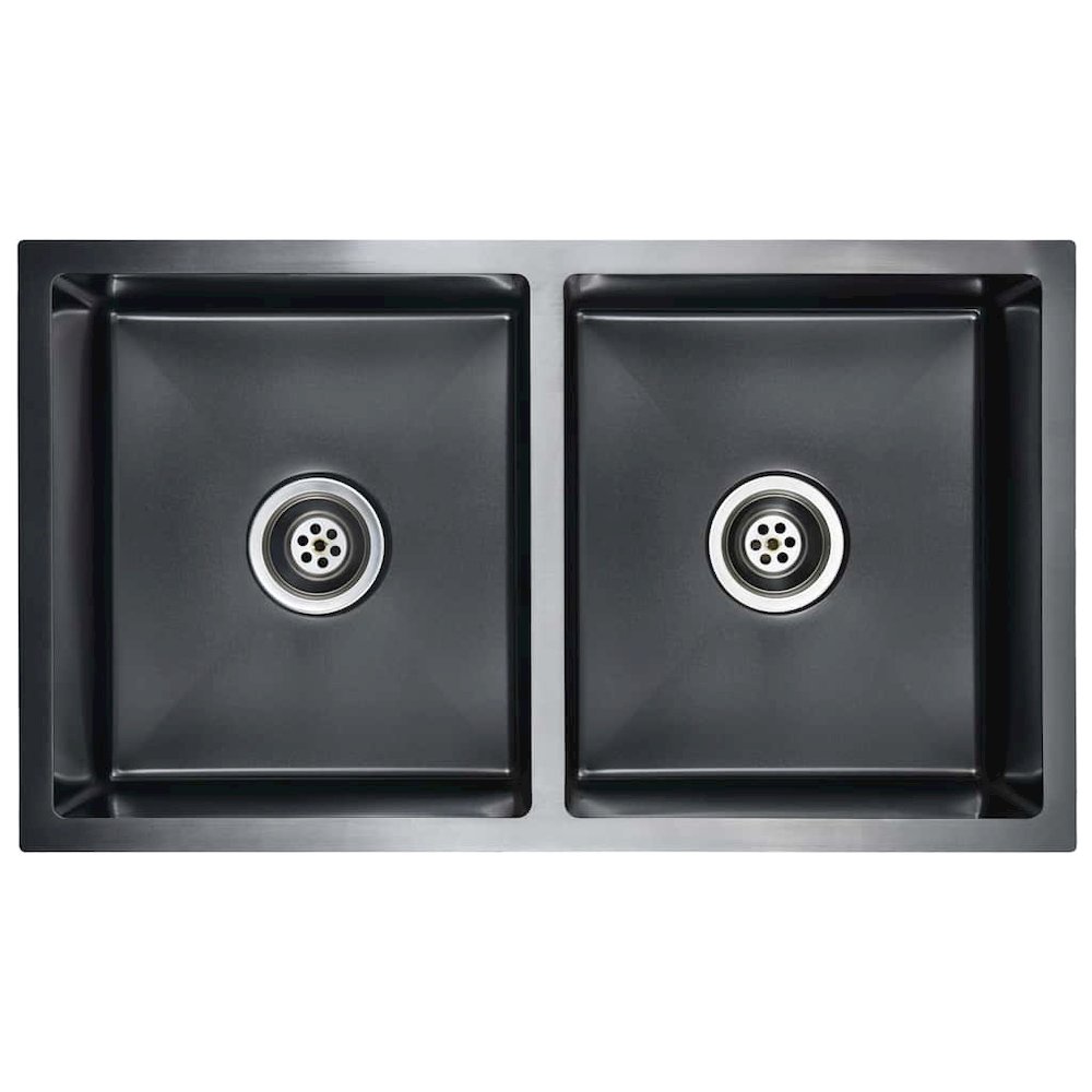 Handmade Kitchen Sink Black Stainless Steel. Picture 1