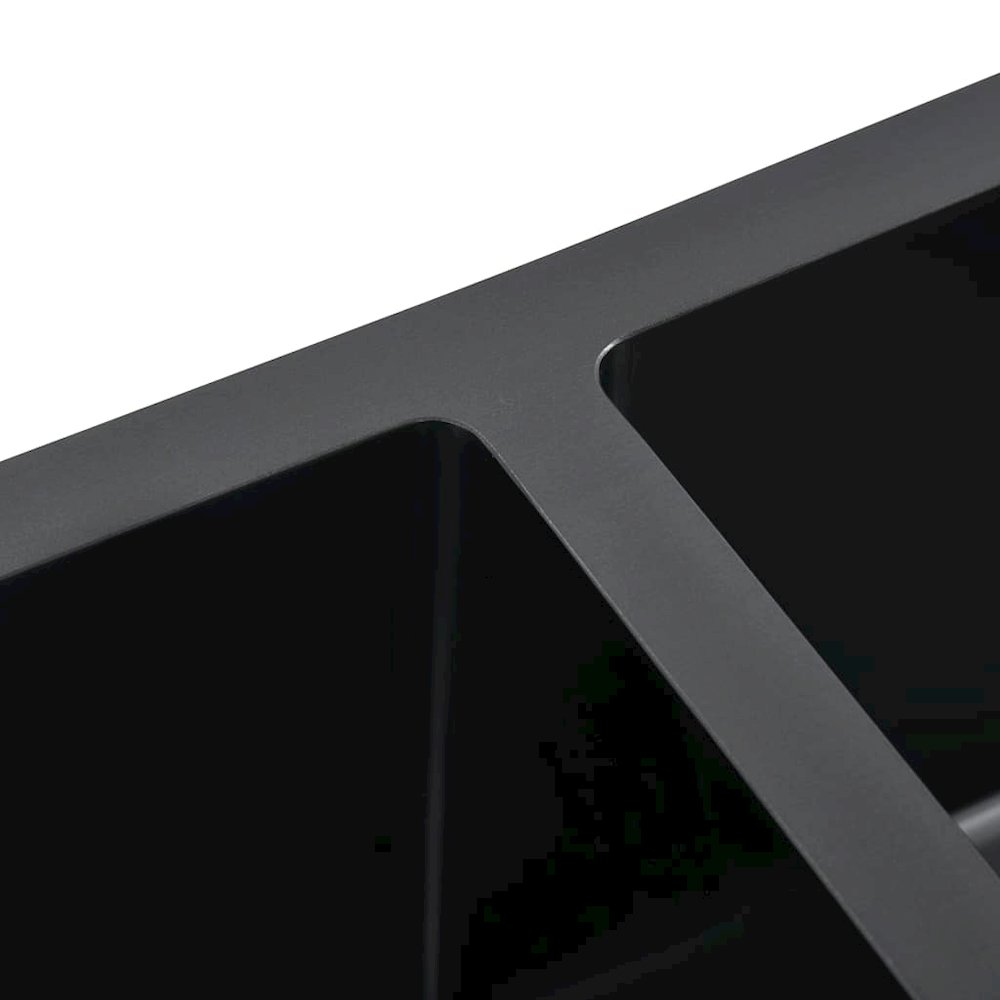 Handmade Kitchen Sink Black Stainless Steel. Picture 7