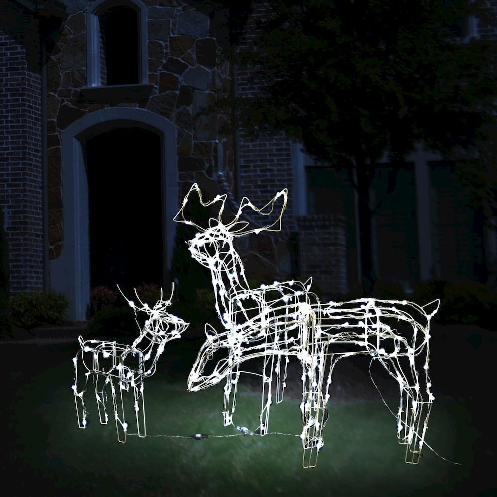 Christmas Light Display Warm White PVC Large Decorative Inlays. Picture 1