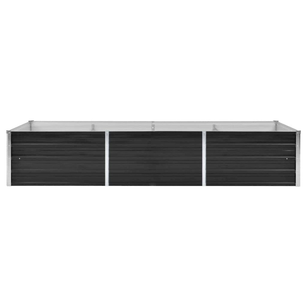 Raised Bed Anthracite Galvanized Steel 94.5 x 31.5 x 17.7 in. Picture 5