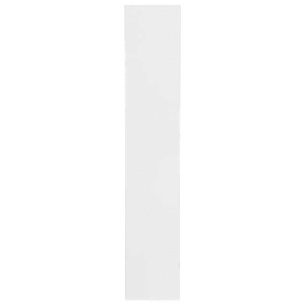 vidaXL Shoe Cabinet White 21.2"x13.3"x72" Chipboard, 800369. Picture 5
