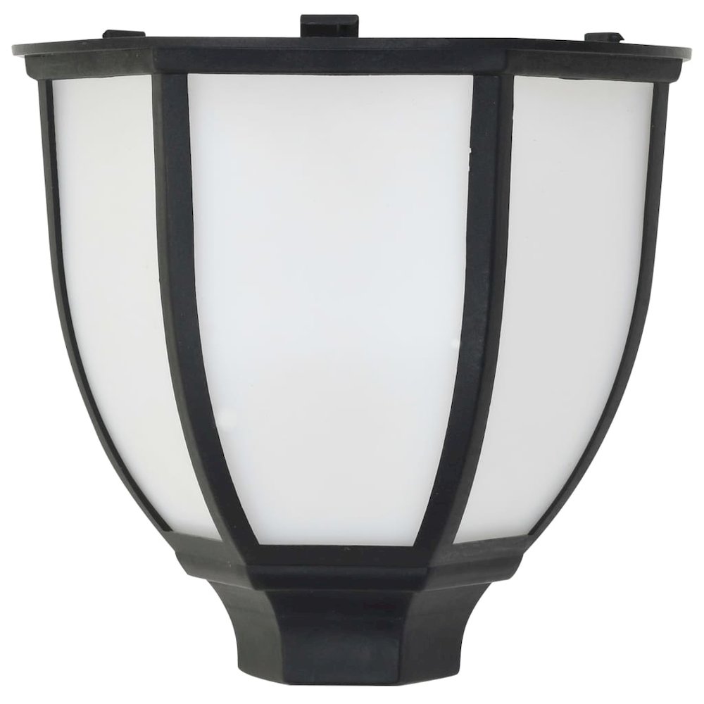 Solar Lamp Set of 6 Black Polypropylene Standard Solar. Picture 7