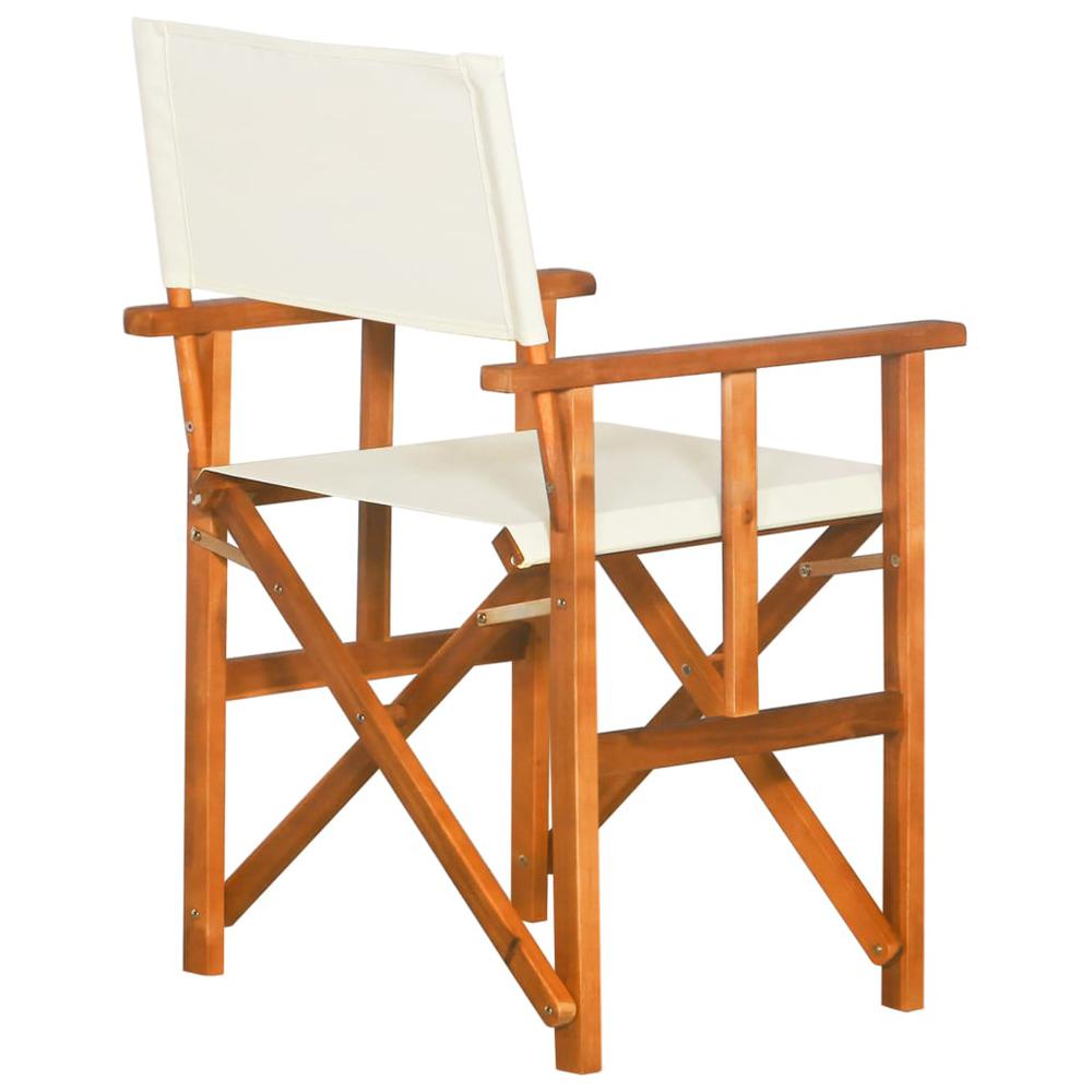 Director Chair Set of 2 Brown and cream. Picture 2