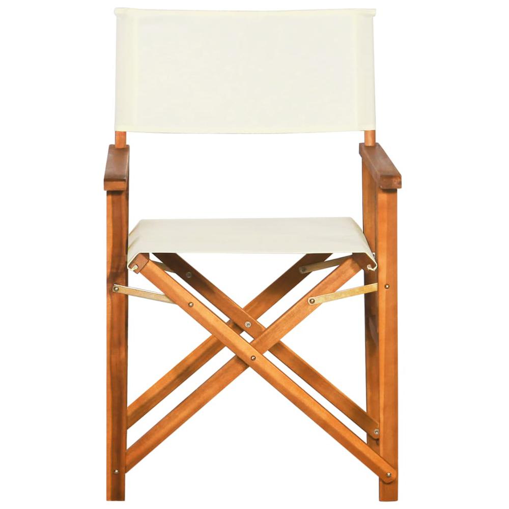 Director Chair Set of 2 Brown and cream. Picture 3