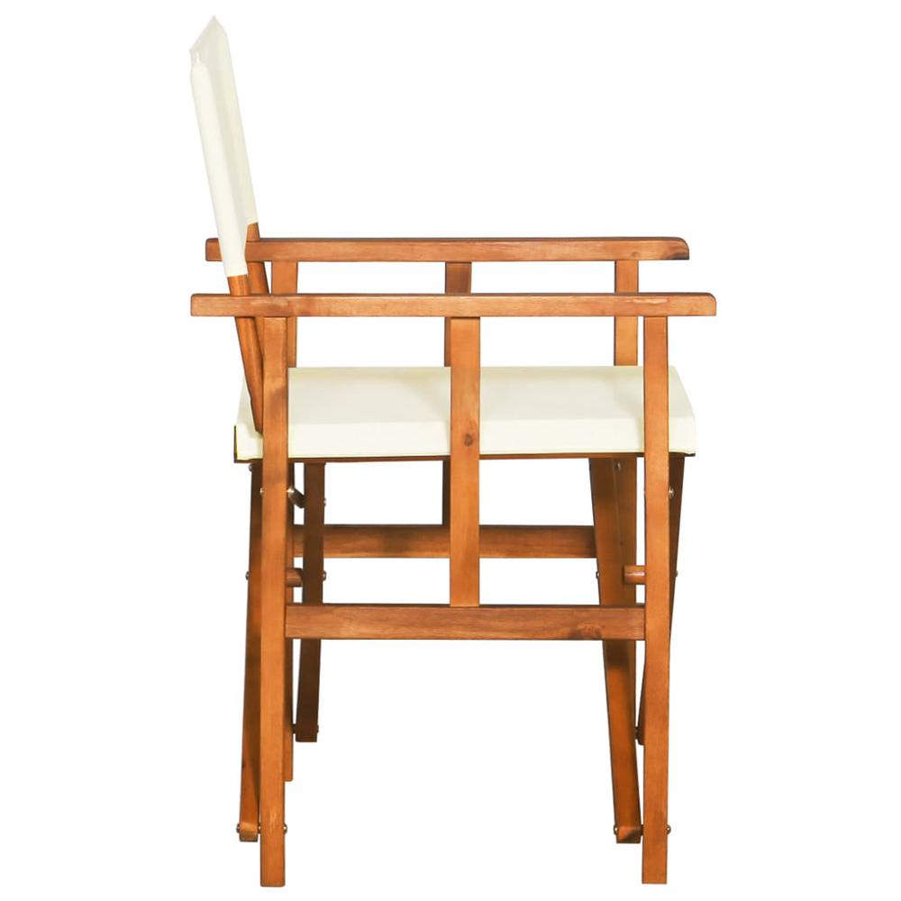 Director Chair Set of 2 Brown and cream. Picture 4