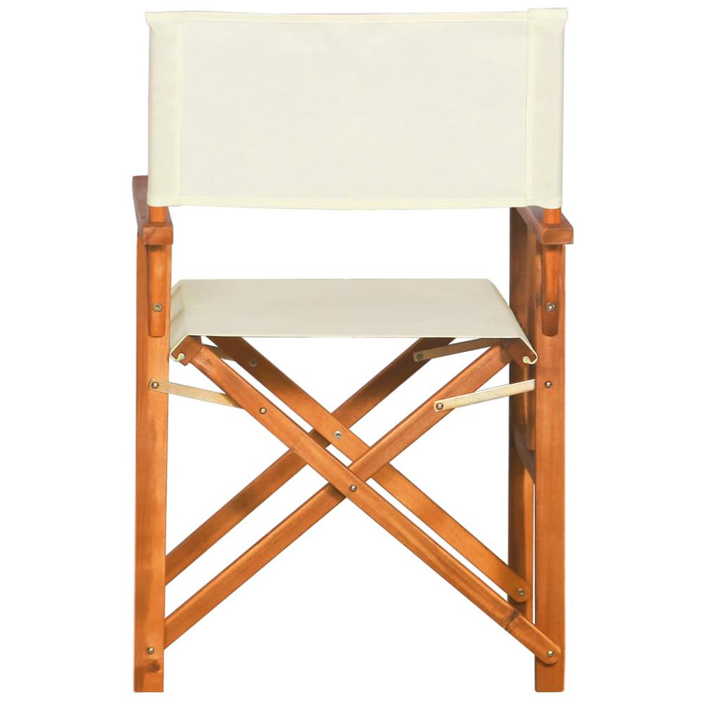 Director Chair Set of 2 Brown and cream. Picture 5