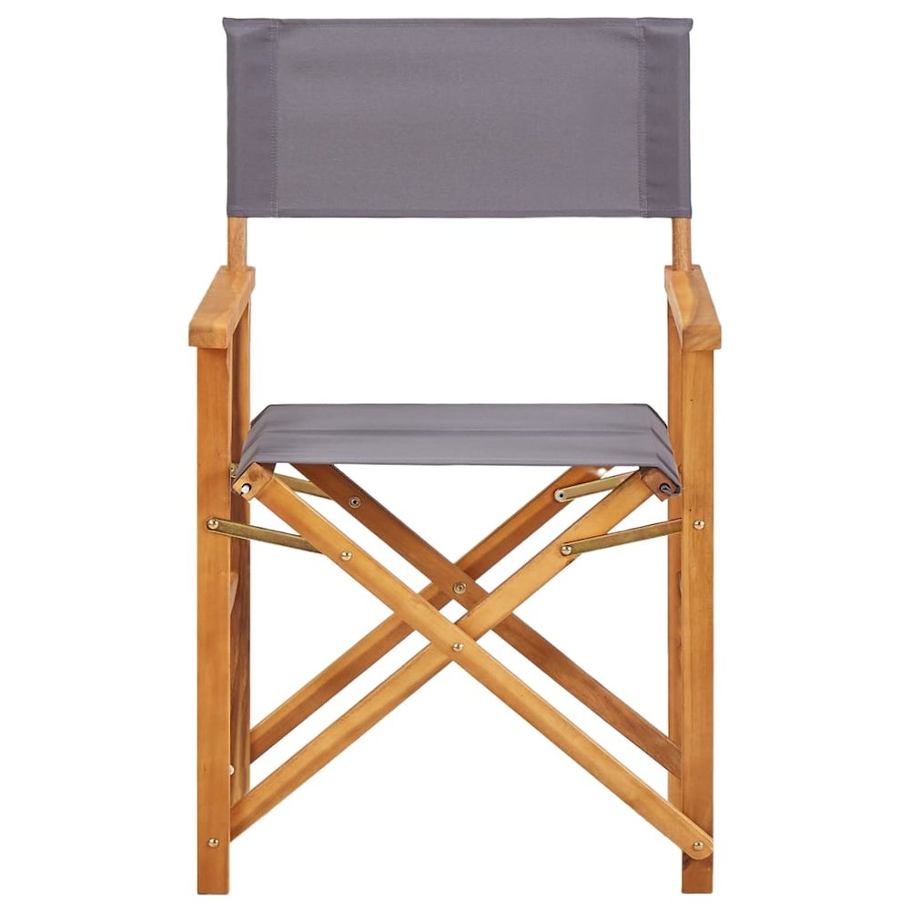 Director Chair Set of 2 Brown and dark grey. Picture 3