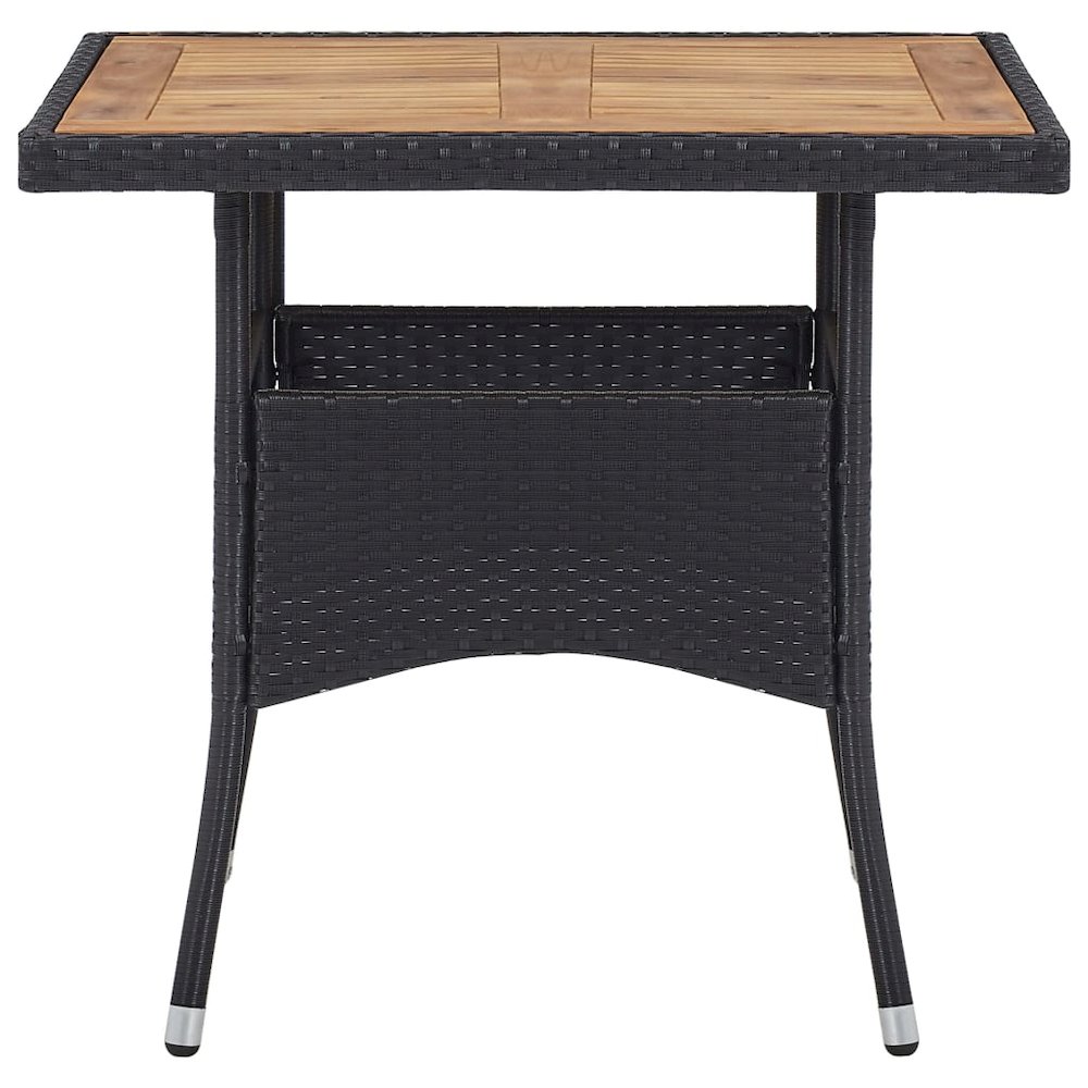 Dining Table Black and Brown. Picture 2