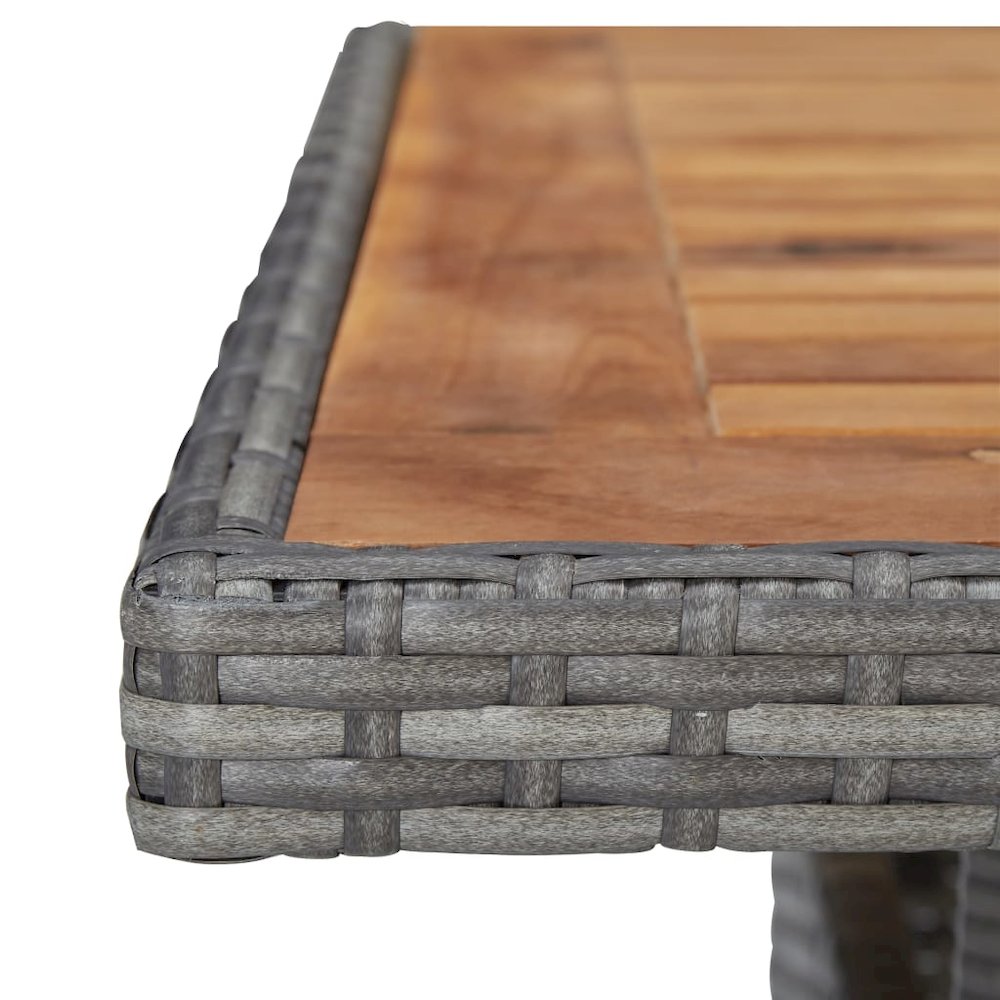 Dining Table Grey and brown. Picture 3