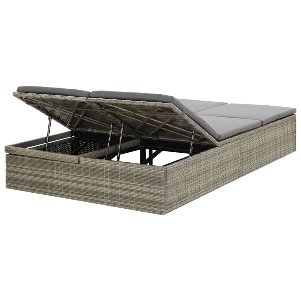 Sun Bed Grey and Dark Grey. Picture 3