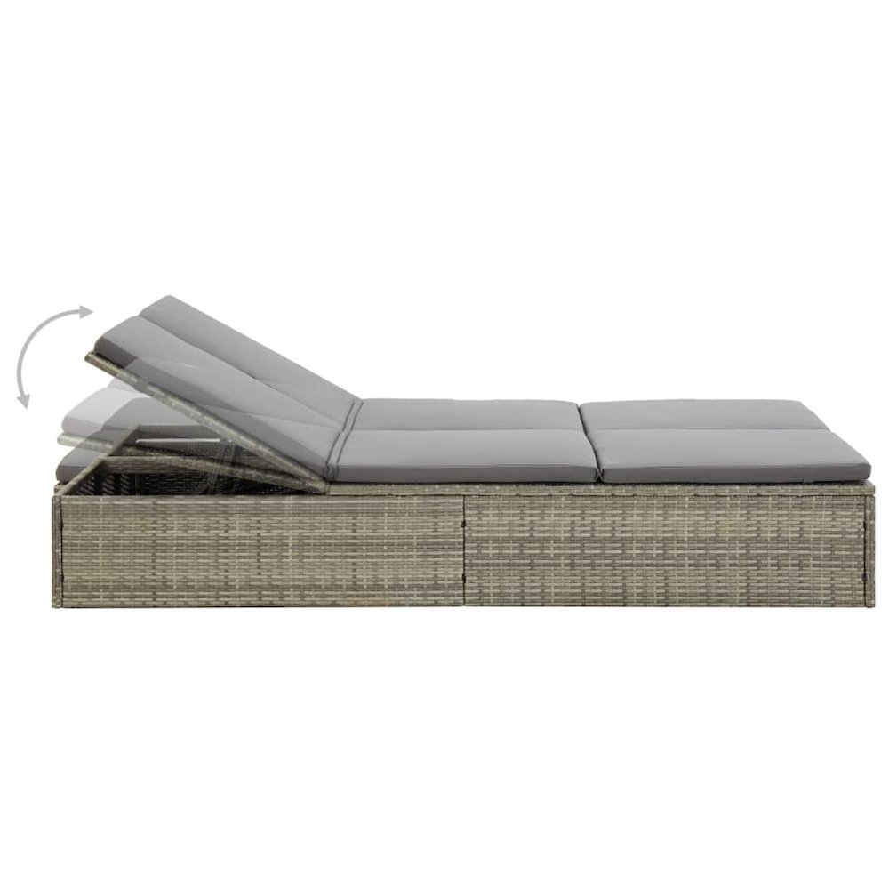 Sun Bed Grey and Dark Grey. Picture 4