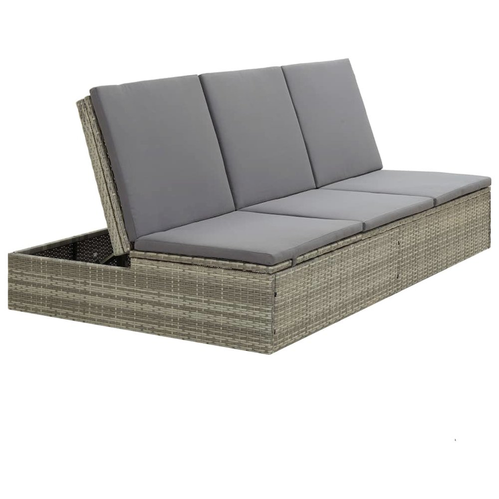 Sun Bed Grey and Dark Grey. Picture 9