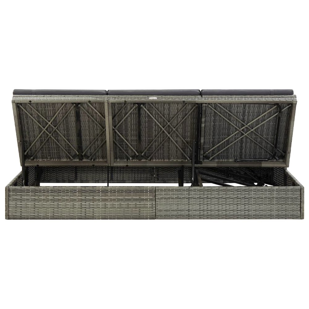 Sun Bed Grey and Dark Grey. Picture 11