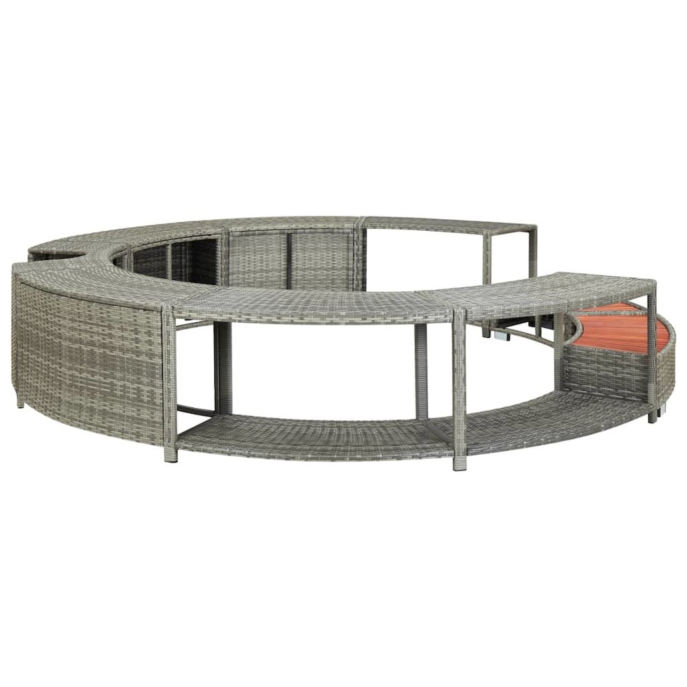 Hot Tub Surround Grey. Picture 2