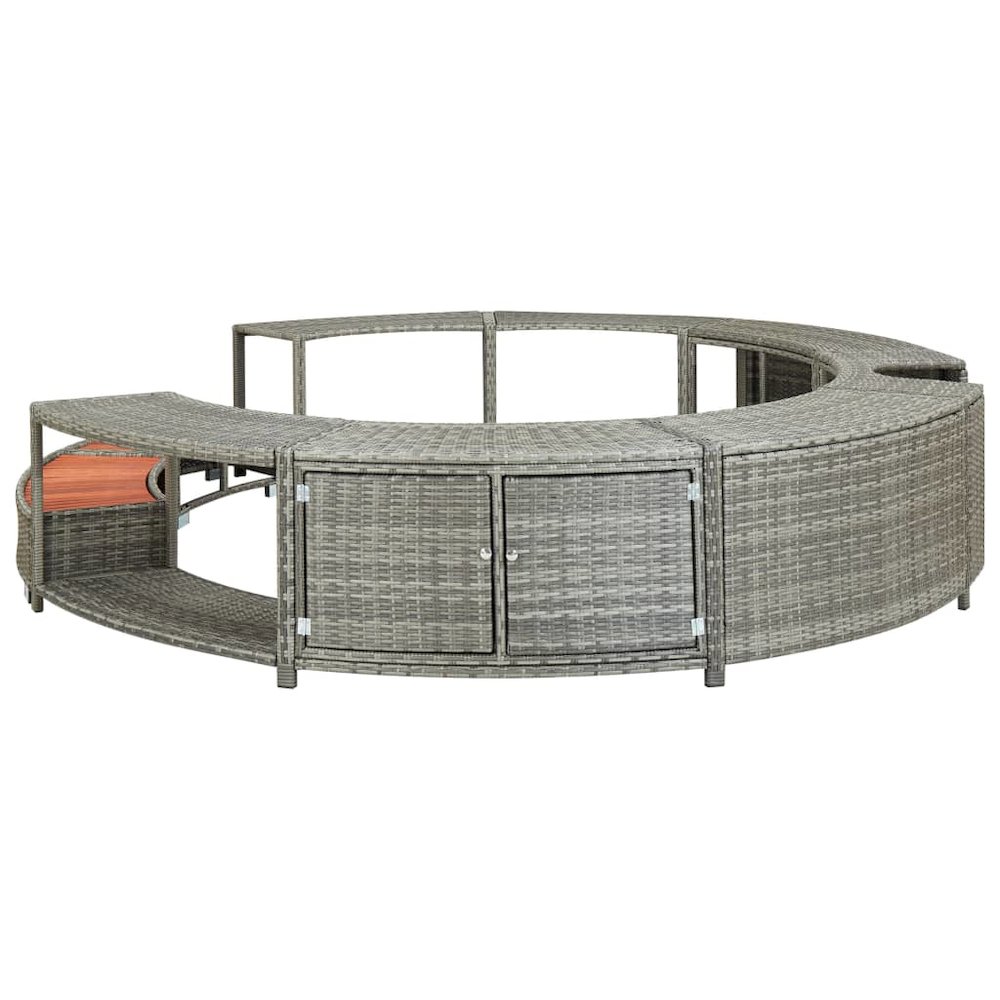 Hot Tub Surround Grey. Picture 4