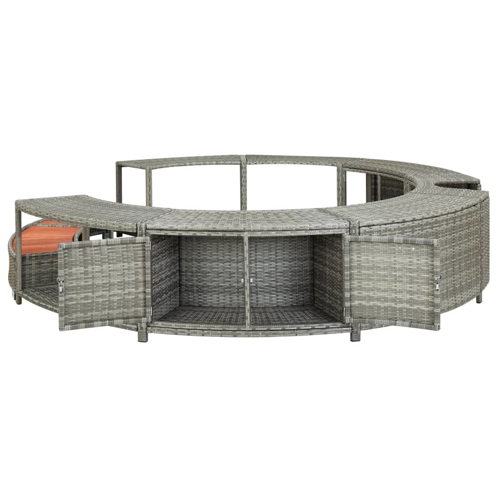 Hot Tub Surround Grey. Picture 5