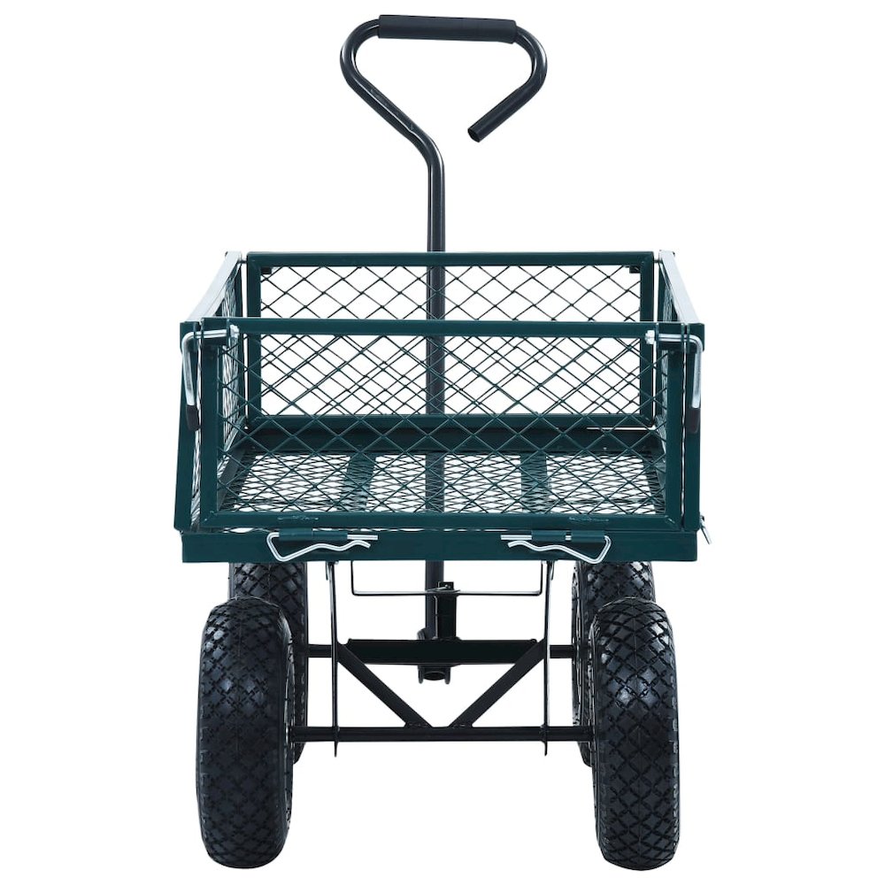 vidaXL Garden Hand Trolley Green 551.2 lbs, 145509. Picture 5