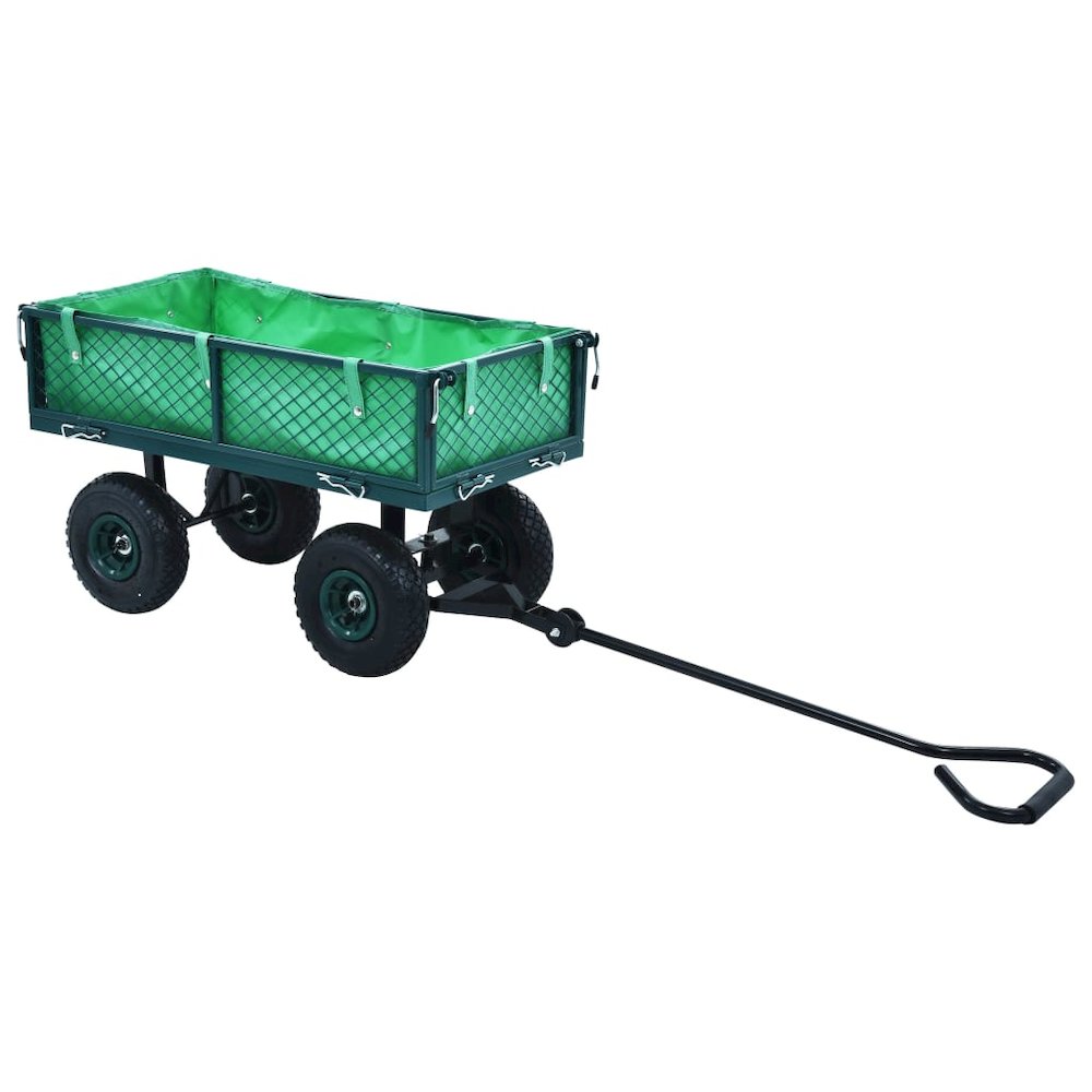 vidaXL Garden Hand Trolley Green 551.2 lbs, 145509. Picture 6