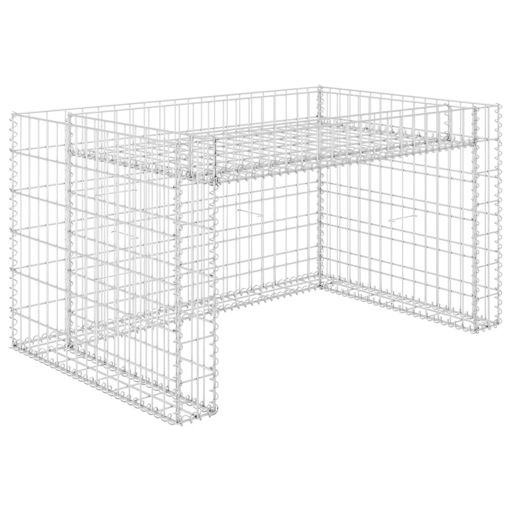 Lawn Mower Garage Silver Steel wire 43.3 x 31.5 x 23.6 in. Picture 2