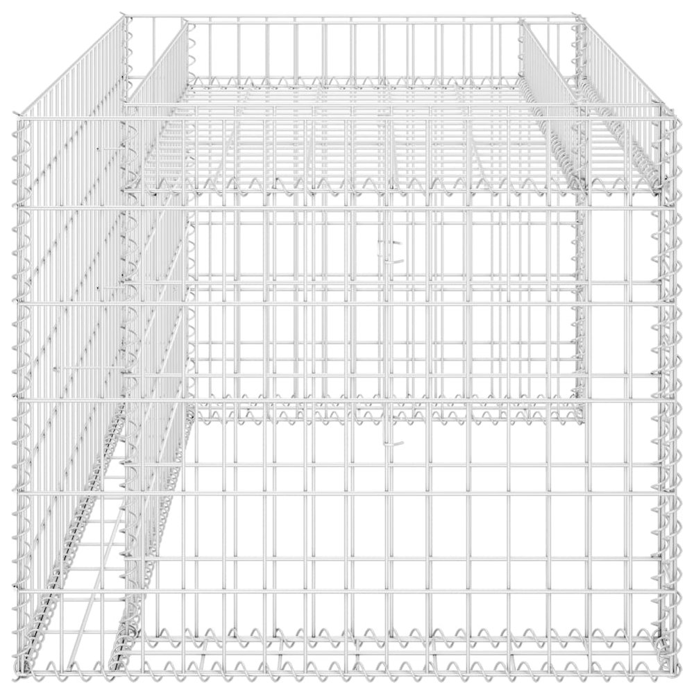 Lawn Mower Garage Silver Steel wire 43.3 x 31.5 x 23.6 in. Picture 4