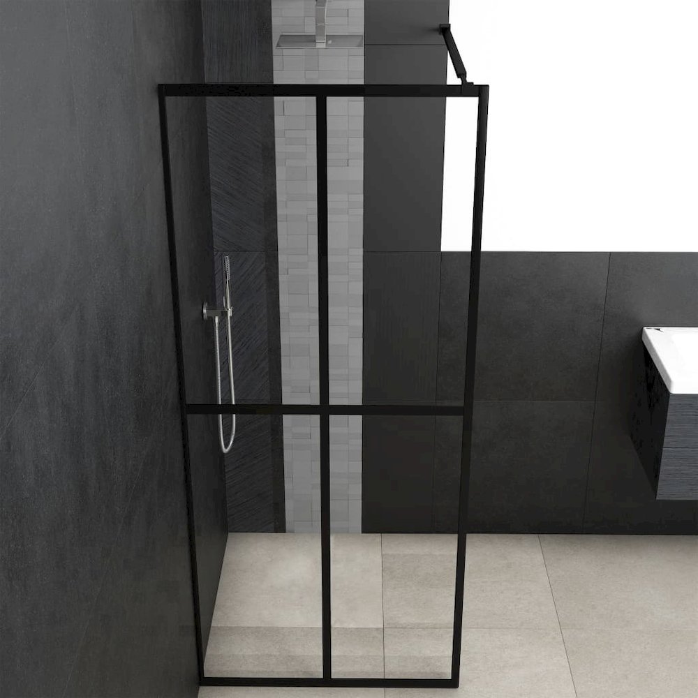 Walk-in Shower Screen Clear Tempered Glass 31.5"x76.8". Picture 3
