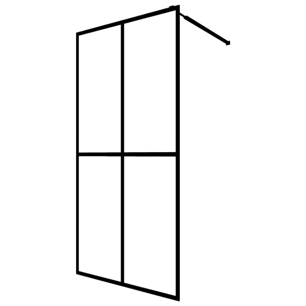 Walk-in Shower Screen Frosted Tempered Glass 35.4"x76.8". Picture 2