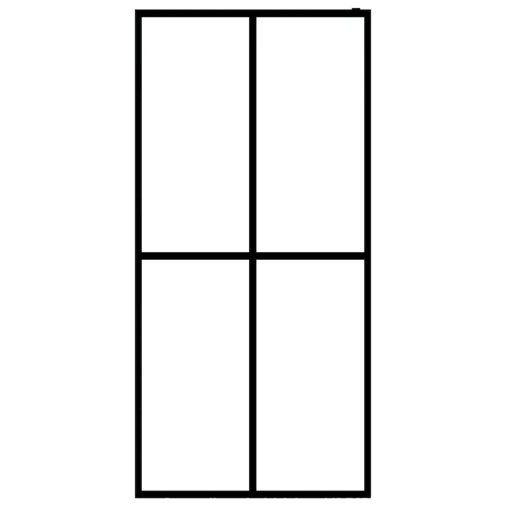 Walk-in Shower Screen Frosted Tempered Glass 35.4"x76.8". Picture 3