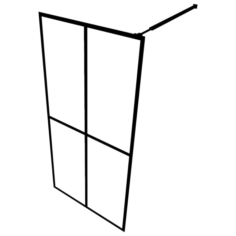 Walk-in Shower Screen Frosted Tempered Glass 35.4"x76.8". Picture 5