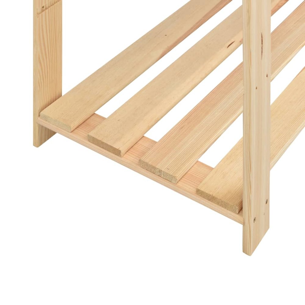vidaXL 5-Tier Storage Rack 66.9"x15"x66.9" Solid Pinewood 1102.3 lb. Picture 6