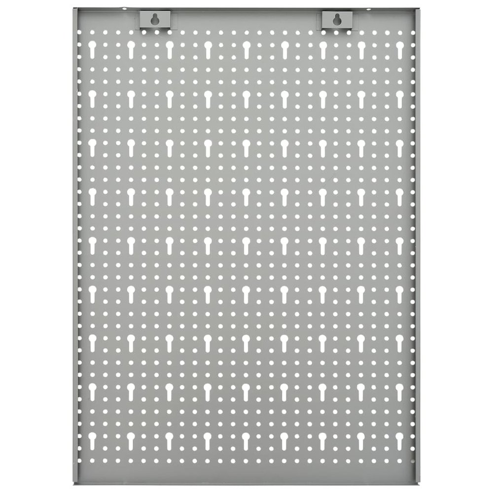 vidaXL Wall-mounted Peg Boards 3 pcs 15.7"x22.8" Steel, 145349. Picture 5
