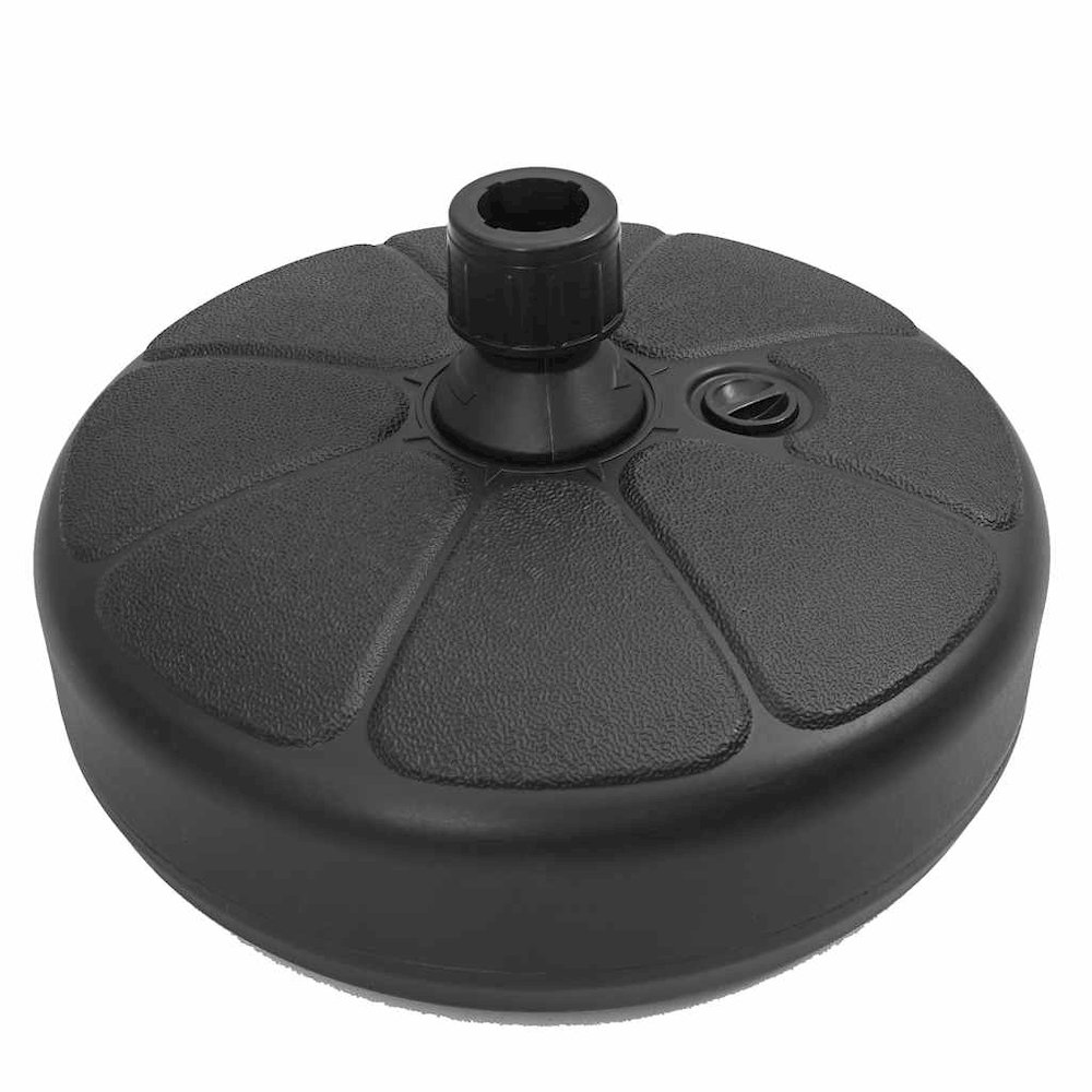 Umbrella Base Black HDPE Plastic Standard Umbrella Base Round. Picture 6