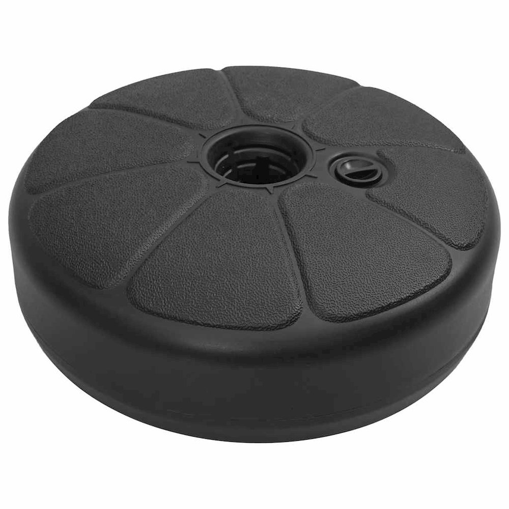 Umbrella Base Black HDPE Plastic Standard Umbrella Base Round. Picture 8