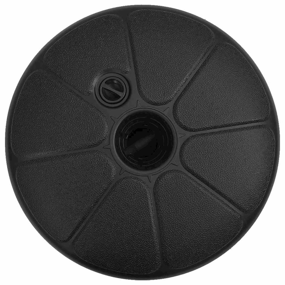 Umbrella Base Black HDPE Plastic Standard Umbrella Base Round. Picture 9
