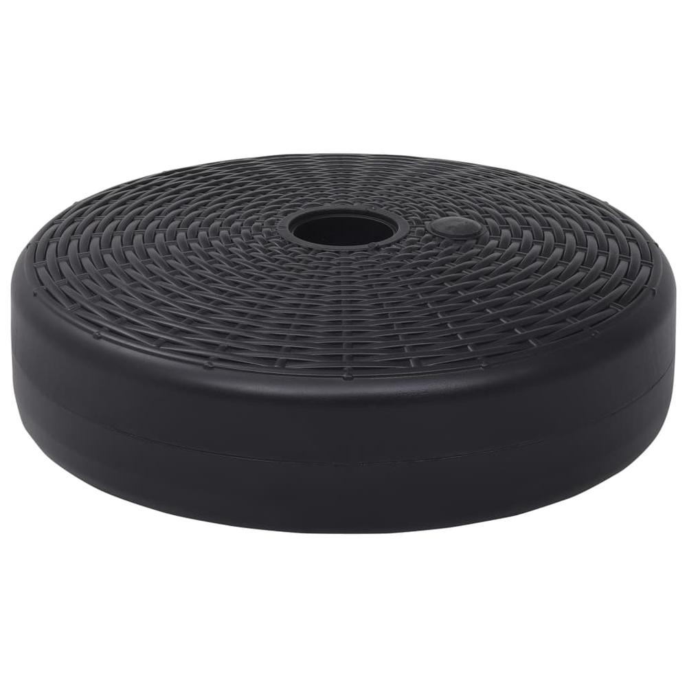 Umbrella Base Black HDPE Plastic Medium Durable Umbrella Base. Picture 2