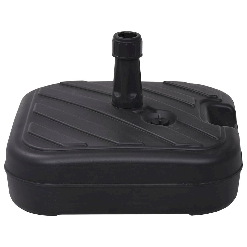 Umbrella Base Black HDPE Medium Umbrella Base Rectangular. Picture 1