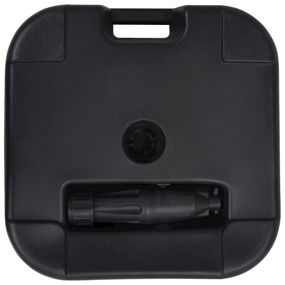 Umbrella Base Black HDPE Medium Umbrella Base Rectangular. Picture 4